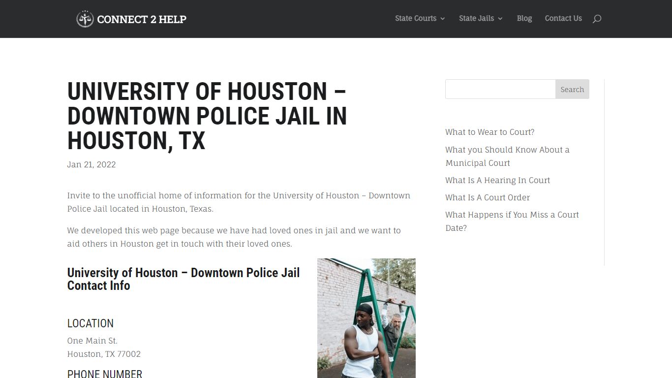 University of Houston – Downtown Police Jail in Houston, TX